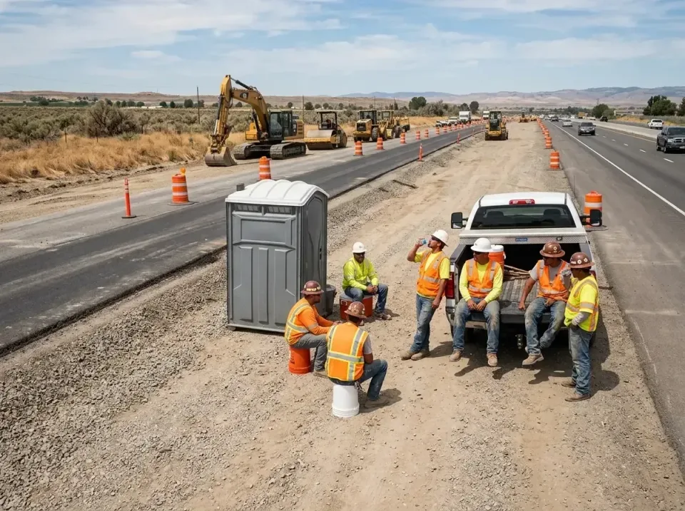 highway-road-construction-crew-007 — frequently asked questions, Porta Potty and Restroom Rentals in Meadow Lake, NM